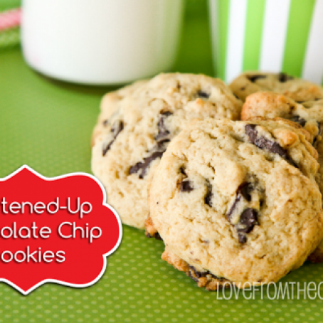 Lighten up chocolate chip cookies