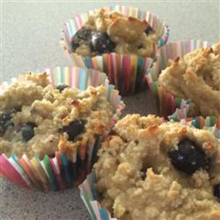 Banana Blueberry Almond Flour Muffins (Gluten-Free)