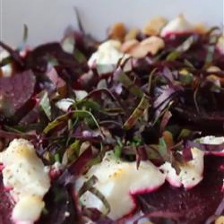 Roasted Beets with Goat Cheese and Walnuts