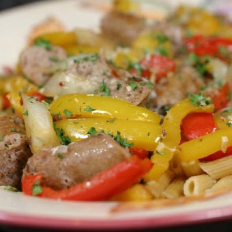 Sausage with Peppers and Onions