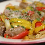 Sausage with Peppers and Onions