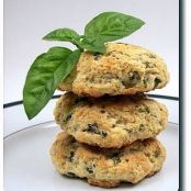 Basil Parmesan Drop Biscuits