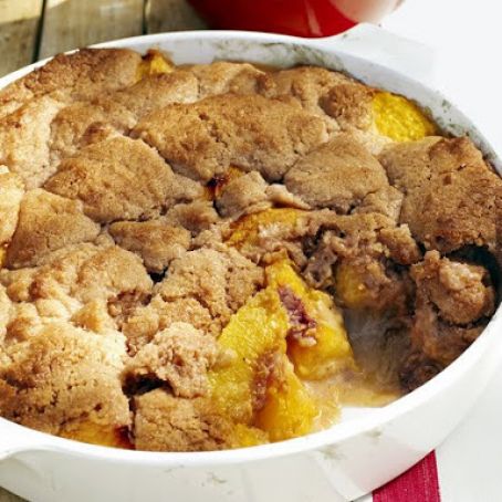 Bourbon Peach Cobbler (Tyler Florence)