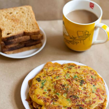 Indian Tomato Omelette