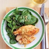 Sauteed Chicken with Spinach