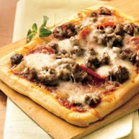 Double-Meat Personal Pizzas