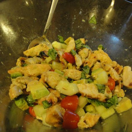 Lime, Chicken and Avocado Salad