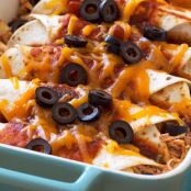 Chicken and Olive Enchiladas