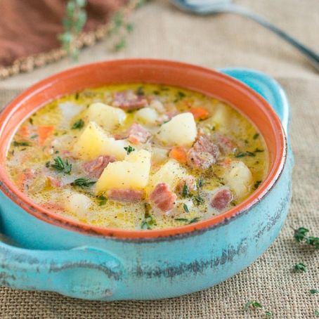 Instant Pot Ham and Potato Soup