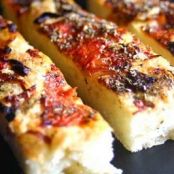 Roasted Tomatoes, Caramelized Onion Foccacia Bread