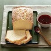 Citrus Pound Cake with Cranberry Syrup