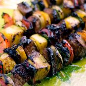 Orange Teriyaki Beef Kebabs