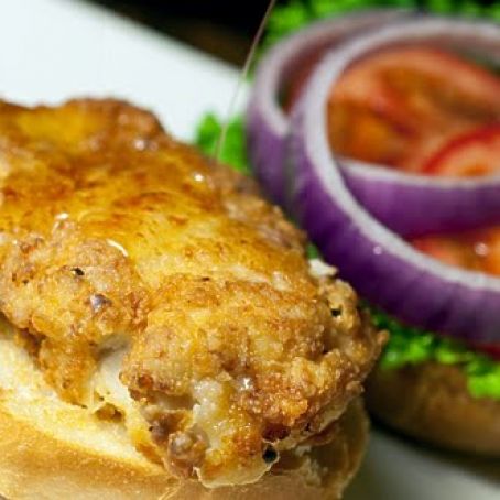 Honey Kissed Crispy Chicken Sandwich