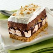 s'mores ice cream cake