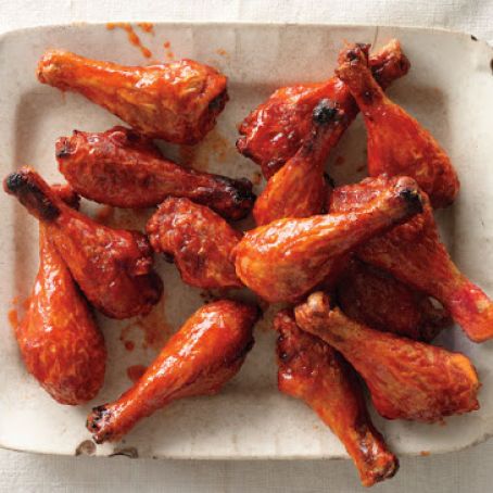Sweet and Spicy Chicken Drumsticks (or Wings)