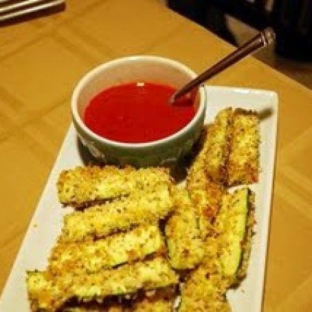 Parmesan Crusted Zucchini Wedges