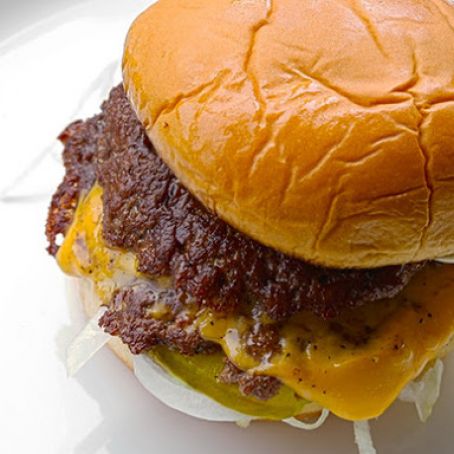 Ultra-Smashed Cheeseburgers