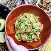 Linguine w/Wild Mushrooms & Avocado Pest