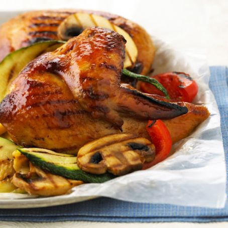 Honey-Dijon Barbecued Chicken