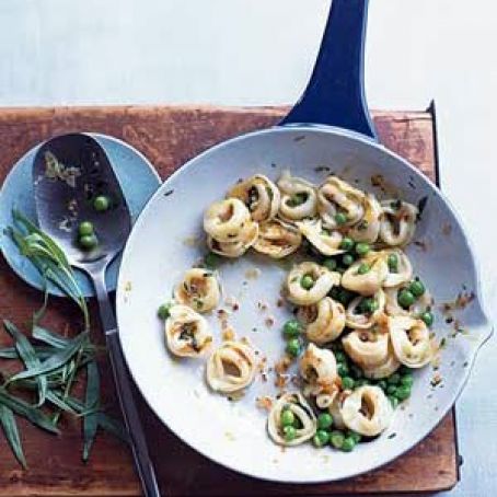 Tortellini with Peas and Tarragon