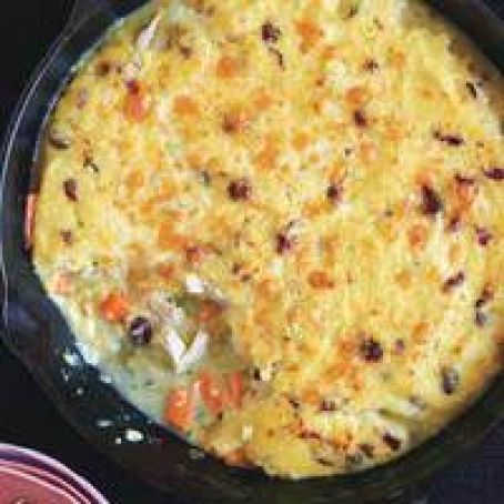 Turkey Pie with Corn Topper