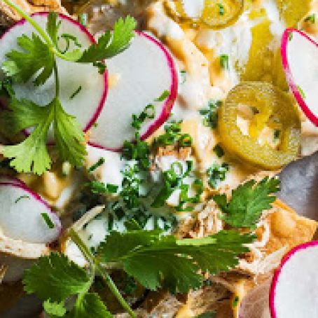 Nachos with Cheese Sauce