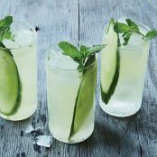 Sparkling Yuzu Gimlets