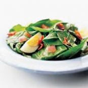Spinach Salad with Warm Bacon Dressing