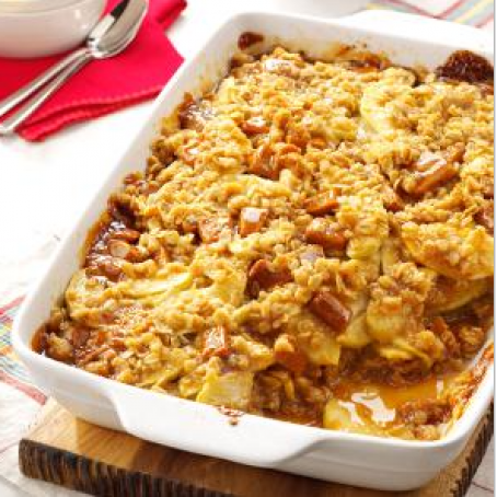 Contest-Winning Caramel Apple Crisp