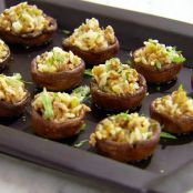 Ginger Rice Stuffed Mushrooms