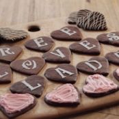 Chocolate Message Cookies