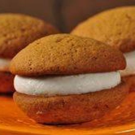 Pumpkin Whoopie Pies Recipe - Joyofbaking.com *Tested Recipe*