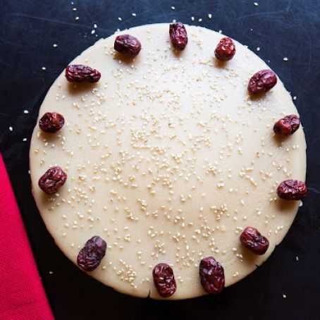 Sticky Rice & Almond Cake (Nian Gao)