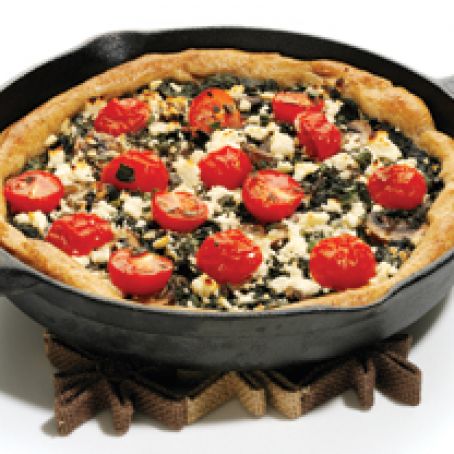 Deep-Dish Skillet Pizza