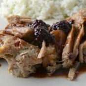 Slow Cooker Pork Ribs with Blackberry Balsamic Sauce