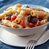 Sausage with Peppers and Pasta