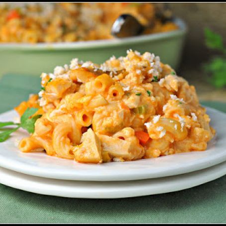 Buffalo Chicken Mac and Cheese