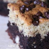 CAKE - Chocolate Bottom Banana Square