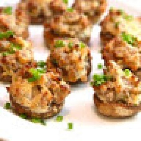 Sausage Stuffed Mushrooms