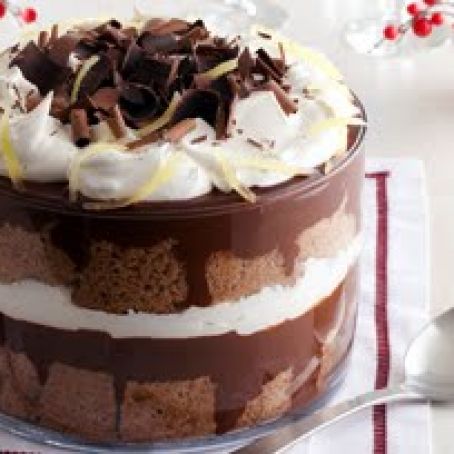 Chocolate Gingerbread Trifle