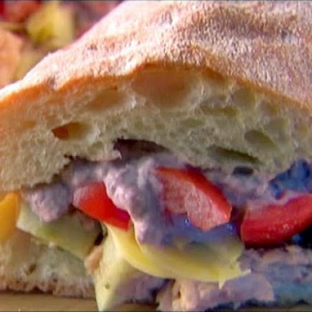 Tuna and Artichoke Panini