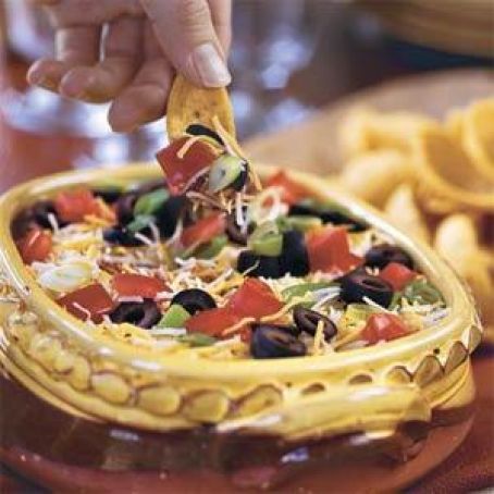 Layered Spicy Black Bean Dip