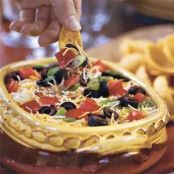 Layered Spicy Black Bean Dip
