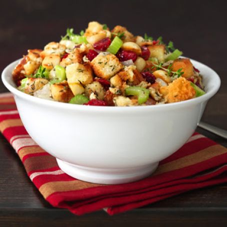 CRANBERRY-MACADAMIA NUT STUFFING