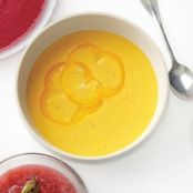 Bell Pepper, Yogurt, and Harissa Soup
