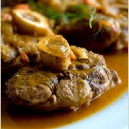 OSSO BUCO w/APRICOT, ORANGE & FENNEL