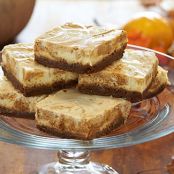 PUMPKIN CHEESECAKE BARS