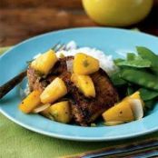 Skillet Pork & Pineapple Salsa