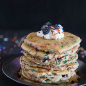 Blueberry Funfetti Pancakes