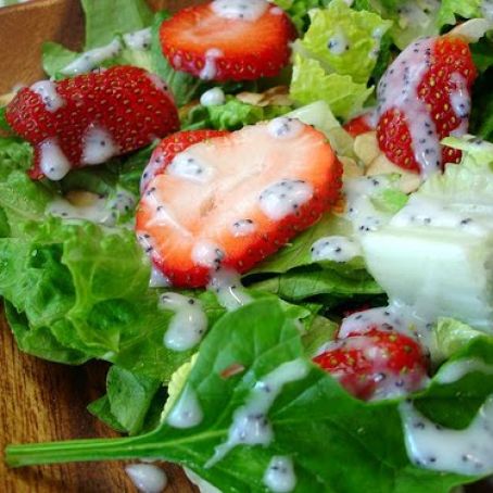 Strawberry Salad with Poppy Seed Dressing